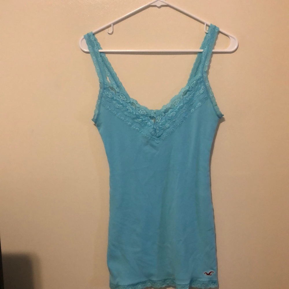 Hollister Blue  Medium Tank  Top
